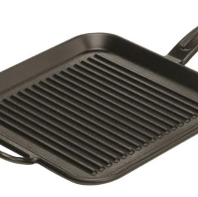 Lodge Cast Iron Square Grill Pan, 12-inch
