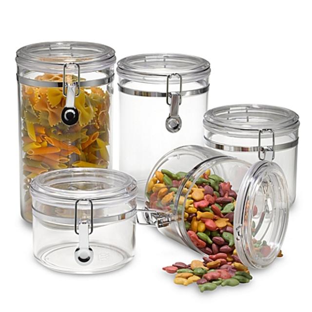 Oggi™ Acrylic 5-Piece Canister Set