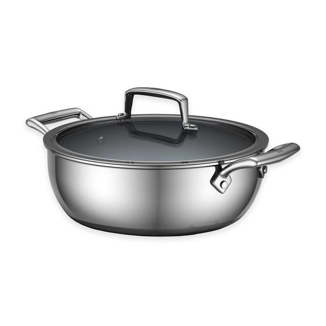 ZWILLING® Energy 4.6 qt. Ceramic-Coated Stainless Steel Covered Perfect Pan
