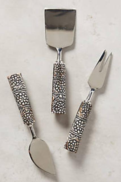 Tracery Cheese Knives