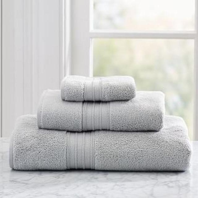 Hydrocotton Quick-Drying Bath Towel, Gray Mist