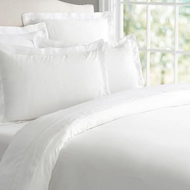 Tencel® Duvet Cover, Full/Queen, White