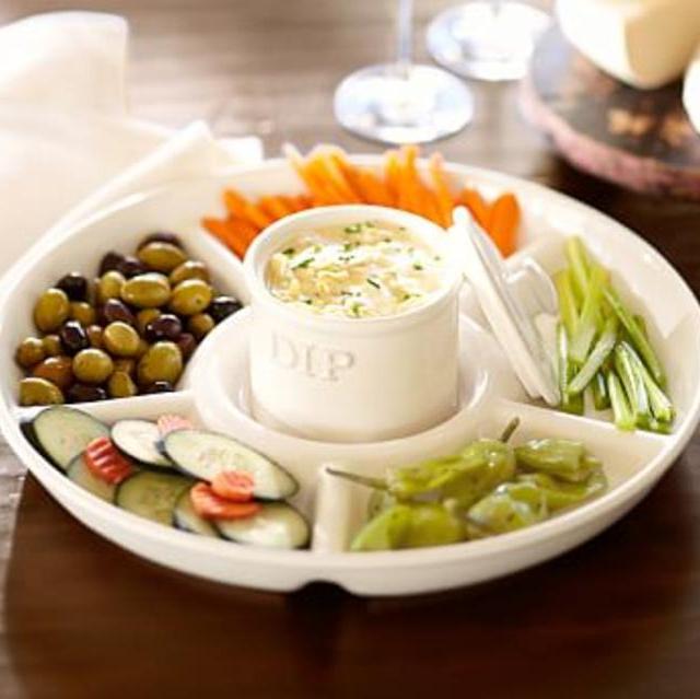 Rhodes Ceramic Chip & Dip