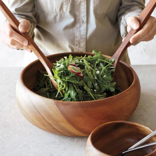 Acacia Wood Serving Bowl