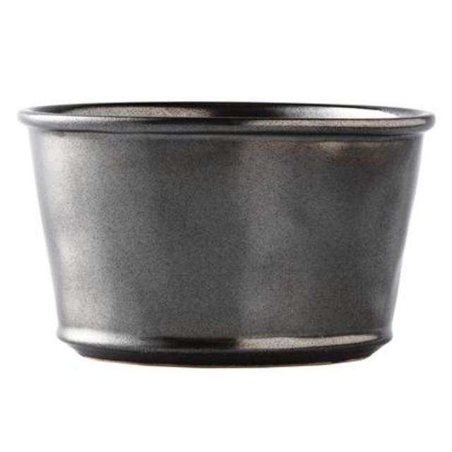 Pewter Stoneware Round Ramekin