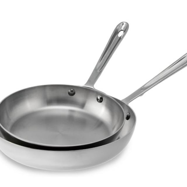 All-Clad d5 Stainless-Steel French Skillets, Set of 2