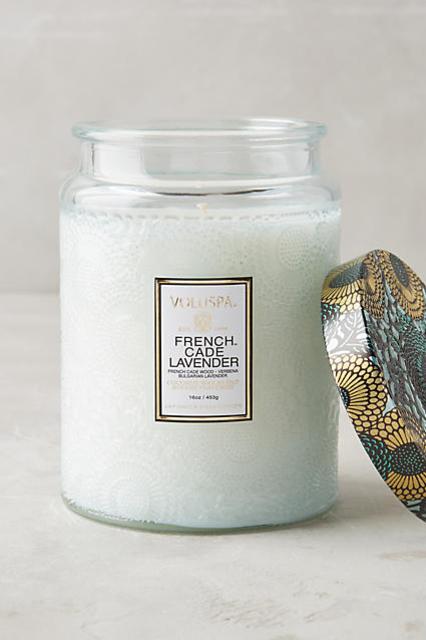 Limited Edition Voluspa Cut Glass Jar Candle