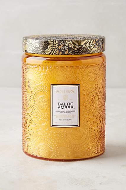 Limited Edition Voluspa Cut Glass Jar Candle