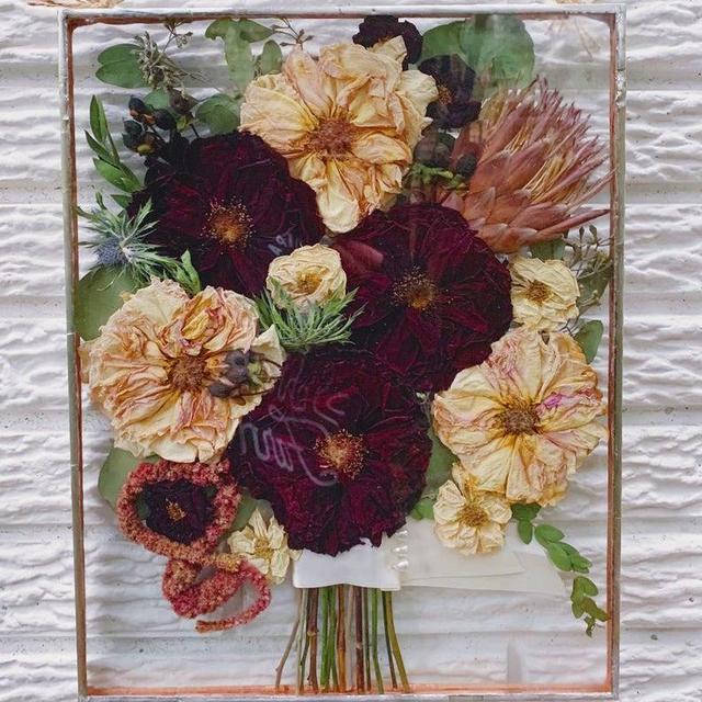 Framed Pressed Bouquet