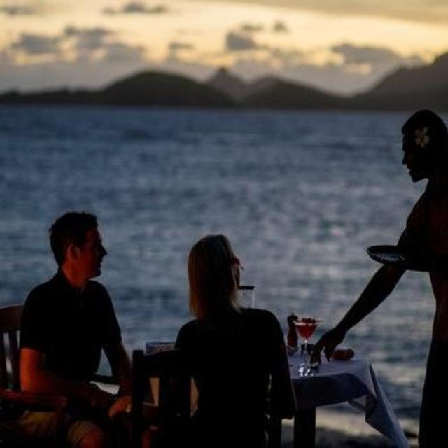 Romantic Oceanfront Dinner on Tokoriki Island