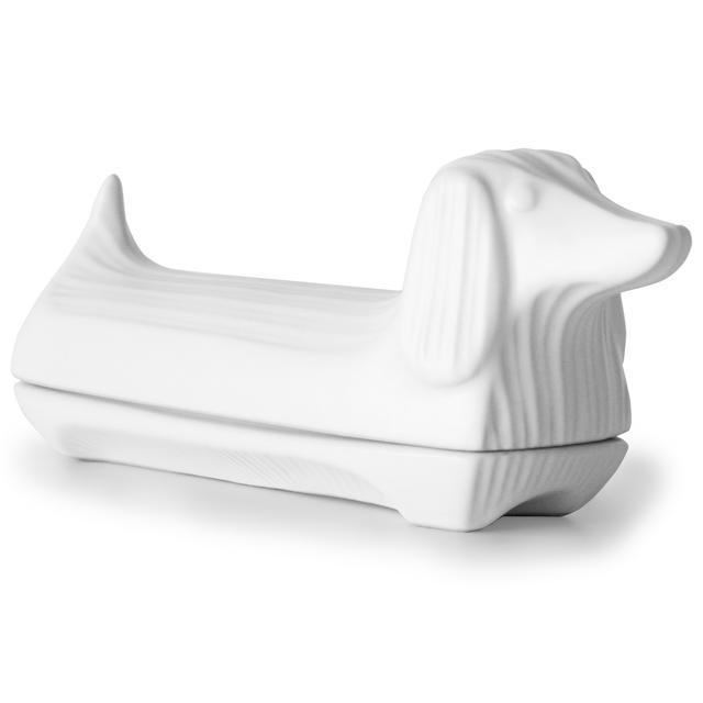 Ceramic Dachshund Butter Dish