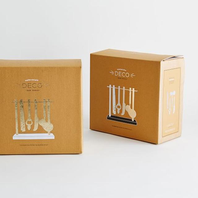 Deco Barware Collection - Gold + Marble