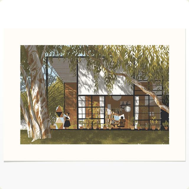 Eames House (giclee print)
