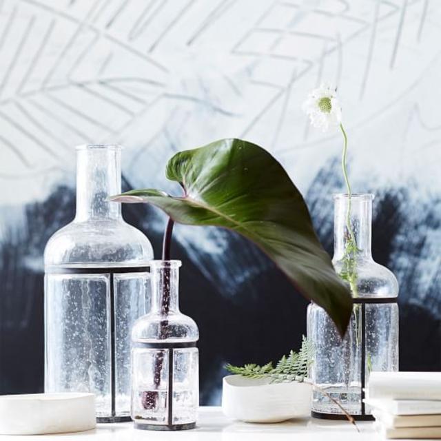 Caged Bubble Vases