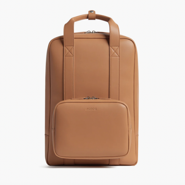 Monos Metro Backpack+ Color: Saddle Tan