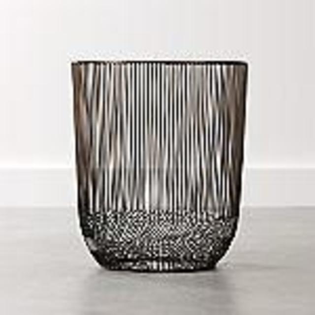 Veer Black Waste Basket