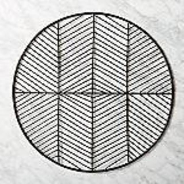Register Black Metal Placemat