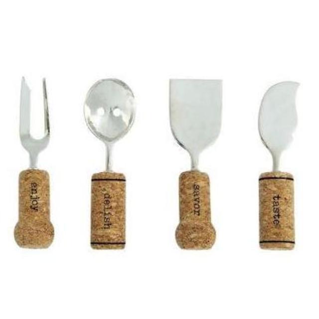 Mud Pie Cork Serving Utensils