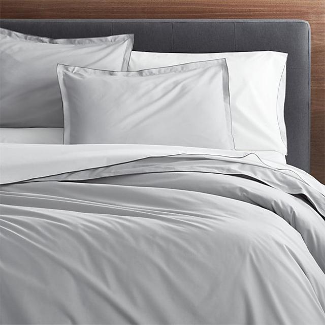 Belo Grey Full/Queen Duvet Cover