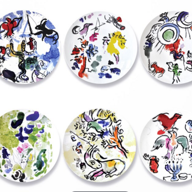 Bernardaud Chagall Dinner Plate