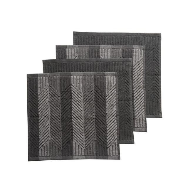 Food Network™ Carve Dishcloth 4-pk. Grey