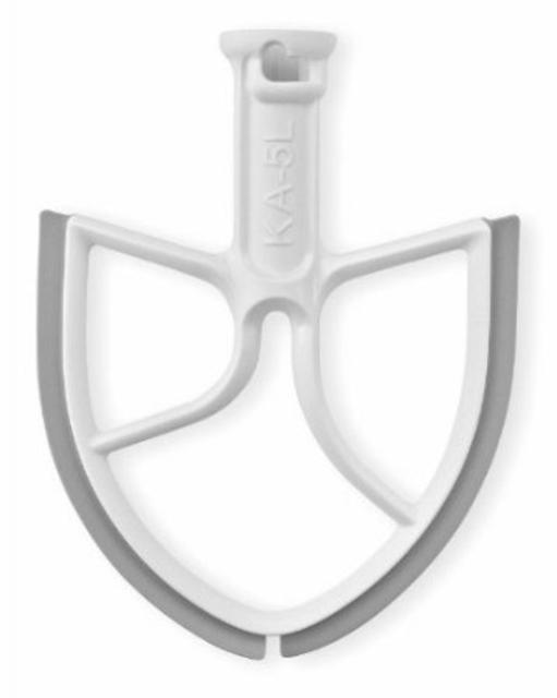 New Metro Design Beater Blade for 5-Quart KitchenAid Bowl Lift Mixers, White