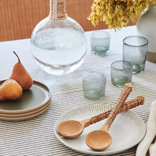 Amber Lewis for Anthropologie Magdalena Tumblers, Set of 4 - SMOKE