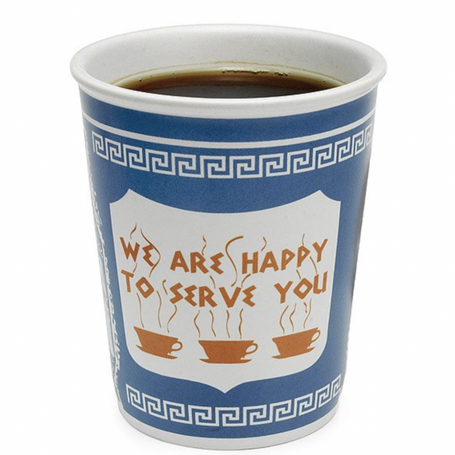 Ceramic Greek Coffee Cup