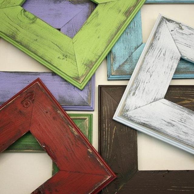 Distressed Frame, Ashley Colonial White Picture Frame, Hand Painted, Rustic Home Decor, Variety of Sizes Available, 16x20, 8x10, 5x7, 4x6