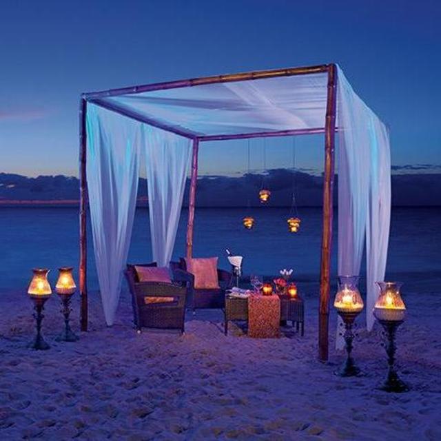Honeymoon Dinner on the Beach
