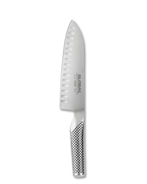 Global Classic Hollow-Ground Santoku, 7"
