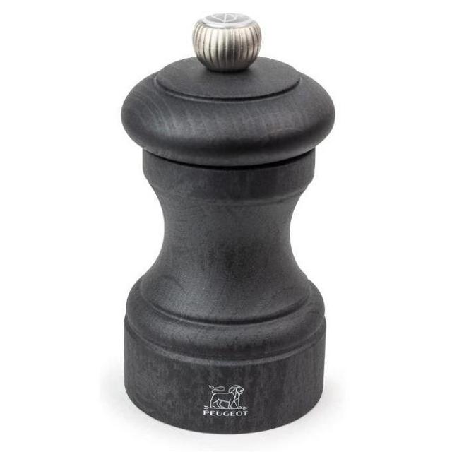 Peugeot - Bistro Manual Pepper Mill - Classic Adjustable Grinder - Beechwood, Graphite Finish