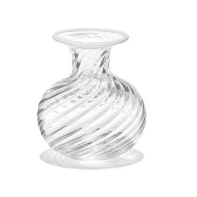 Clementina Swirl Stripe Texture Bud Vase