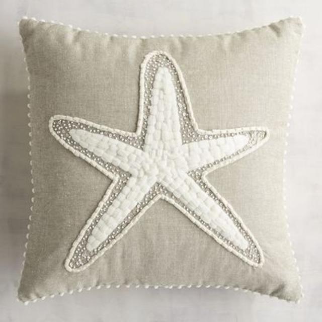 Natural Starfish Pillow