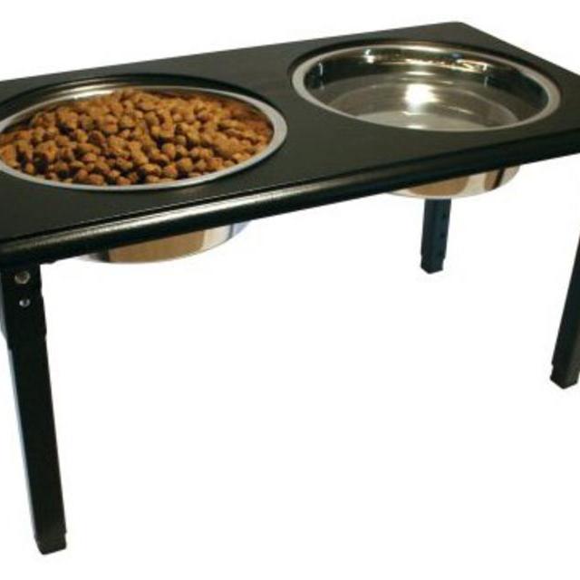 POSTURE-PRO Adjustable Double Diner - Black - 2 quart