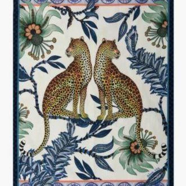 Tanzanite Lovebird Leopards Tea Towel | Ardmore DesigncloseAfterpayEasy Signup IconInstant Approval IconNothing Extra Icon