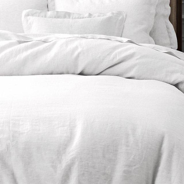 Vintage-Washed Belgian Linen Duvet Cover