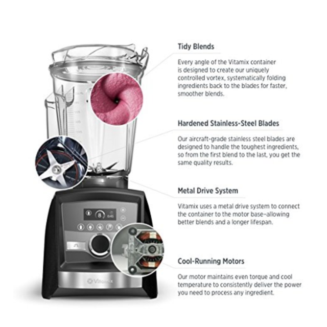 Vitamix A3500 Ascent Series Smart Blender,