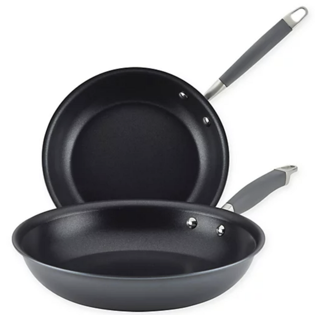 Anolon® Advanced Home Nonstick 2-Piece Hard-Anodized Aluminum Frying Pan Set
