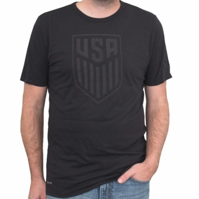 Nike USA Tonal Crest Tee - Black