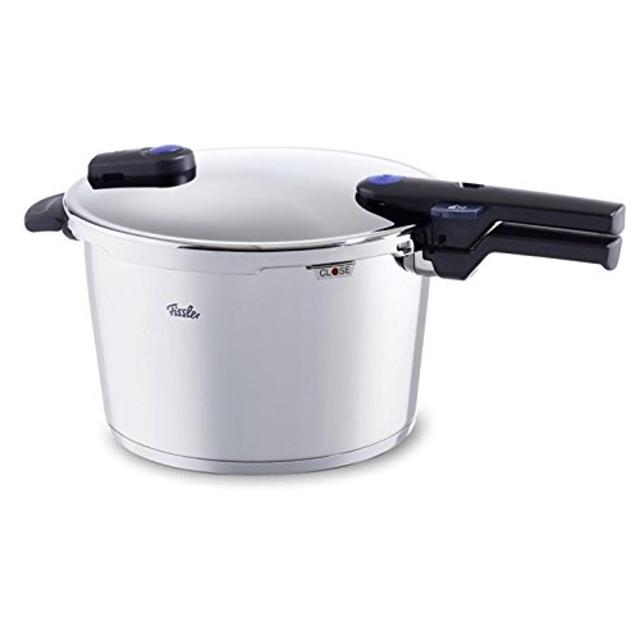 Fissler FSSFIS5859 Vitaquick Pressure Cooker with Perforated Inset, 8.0 L, Stainless Steel