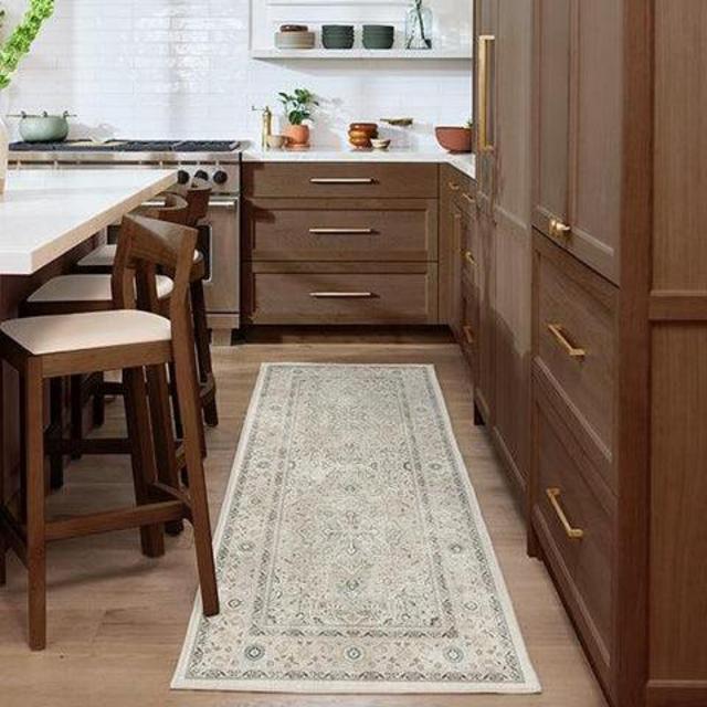 Kamran Ivory Opal Rug