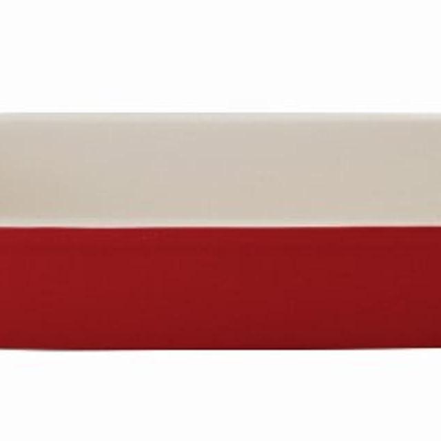 HIC Ceramic 13-Inch Lasagna Pan, Rose