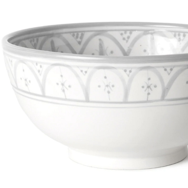 Jumbo Ceramic Salad Bowl - Gray