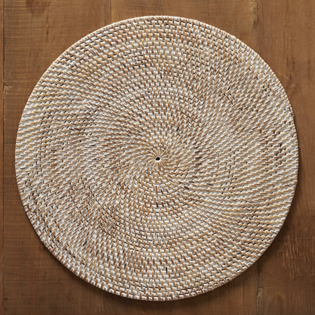 Tava Handwoven Rattan Round Placemat