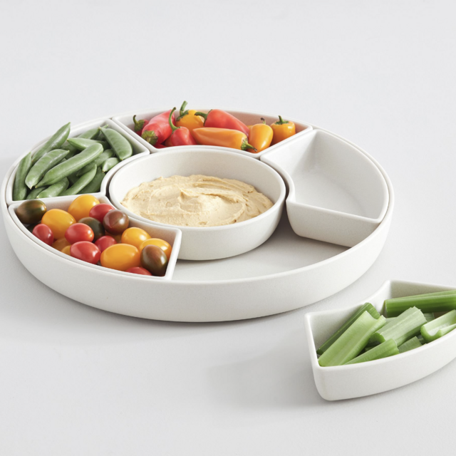 Mason Modern Melamine Multi-Sectioned Serving Platter