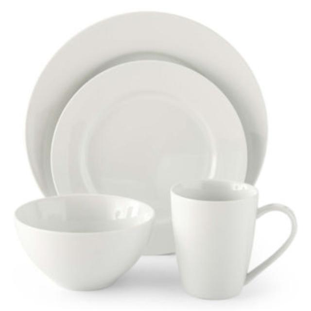 JCPenney Home™ Porcelain Whiteware 32-pc. Round Dinnerware Set - Service for 8