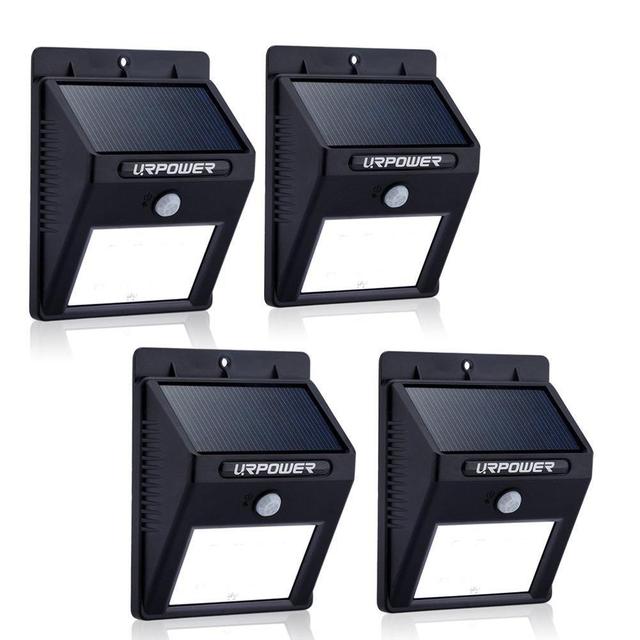 Solar Light 8 LED Outdoor Solar Powered (4 Pack)