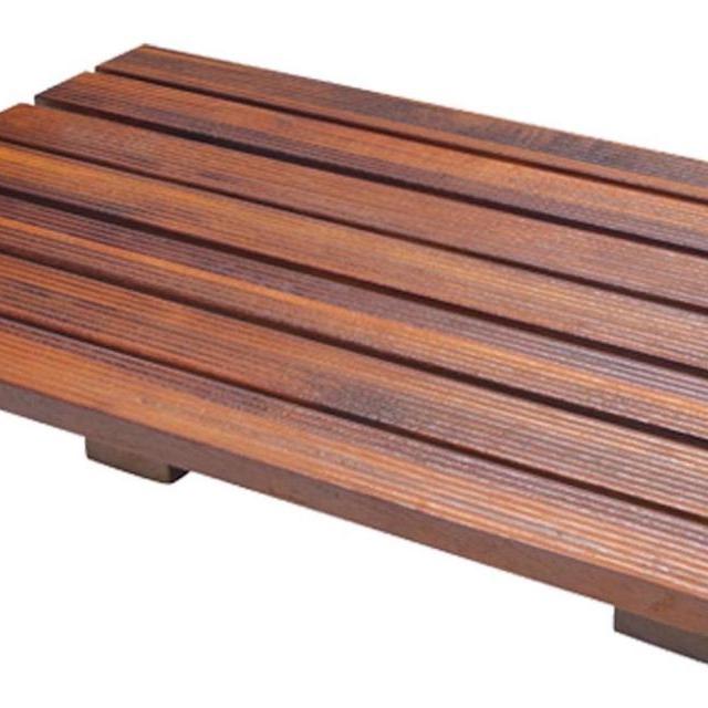 Handcrafted Teak Bath Mat