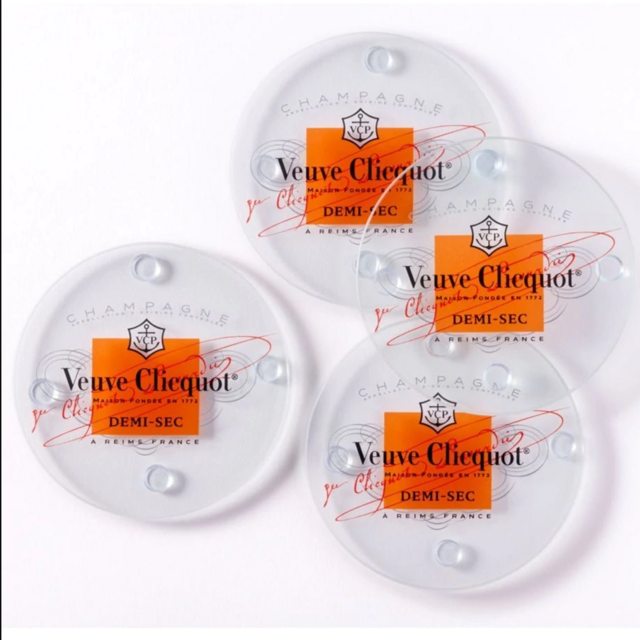 Veuve Acrylic Coasters